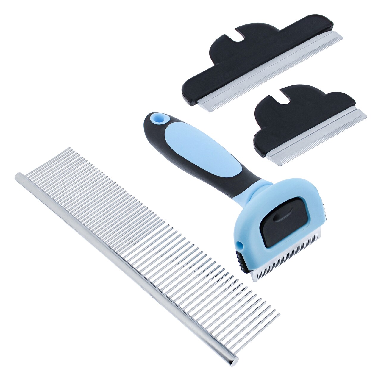 MiMu Deshedding Dog Brush Set - Long to Short Hair Dog Shedding Brush and Comb
